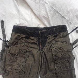 Marithé et François Girbaud Striped Cropped Trousers